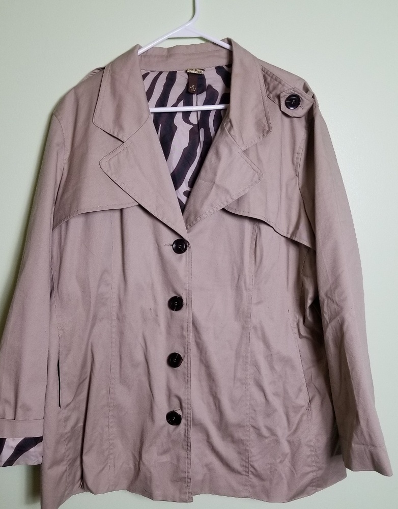 Woman Dress Jacket Khaki